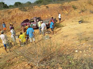 Acidente com morte na BR 235 sentido Jeremoabo-BA a Canudos-BA